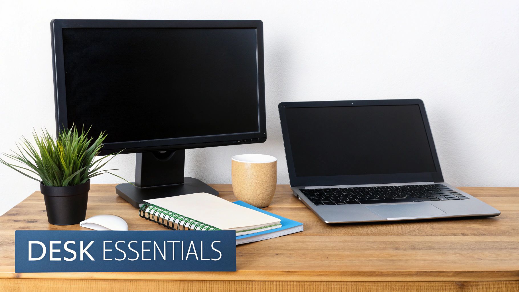 An image of a keyboard and mouse setup.