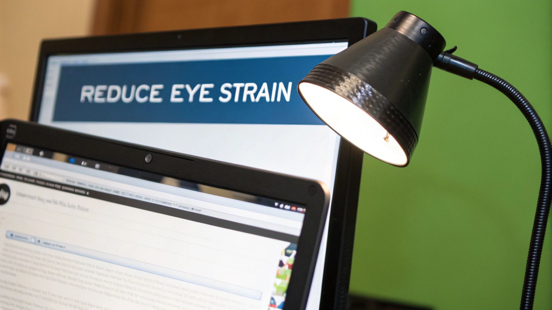 A person working at a sleek, modern ergonomic workstation.