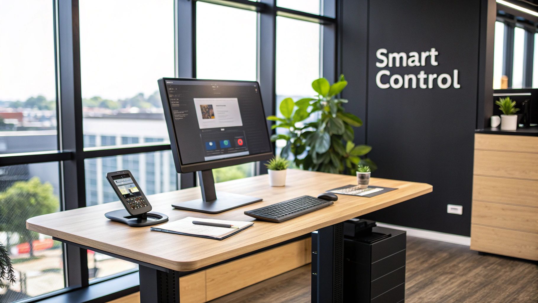 Autonomous SmartDesk Corner L-Shaped