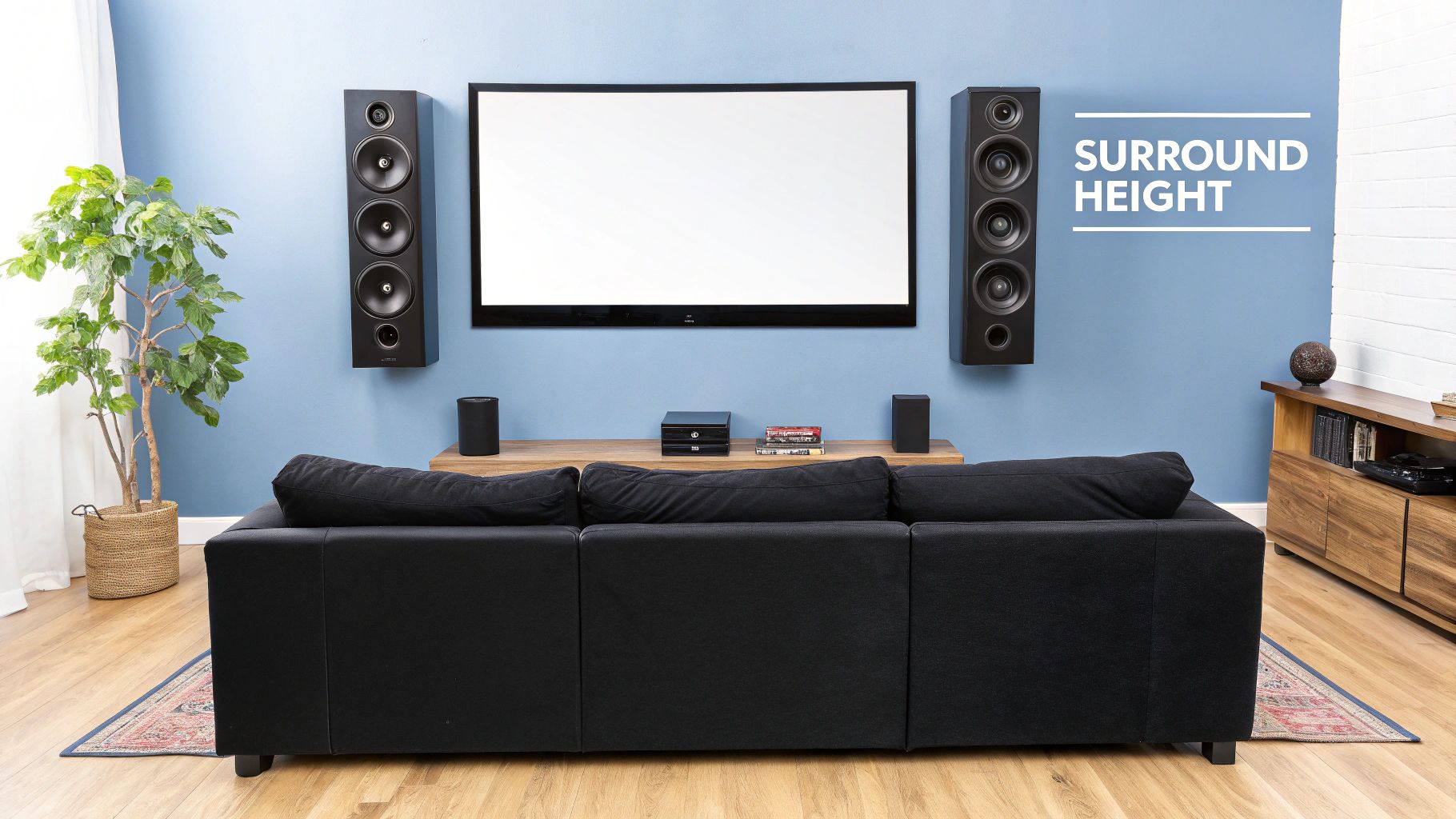 Surround Speaker Height and Angle Optimization