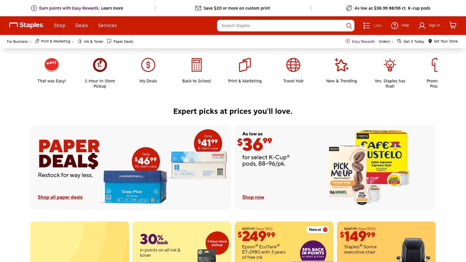 Staples