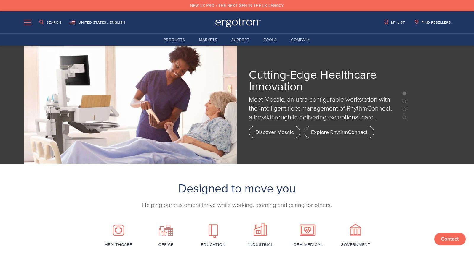 Ergotron LX Heavy Duty Desk Mount LCD Arm