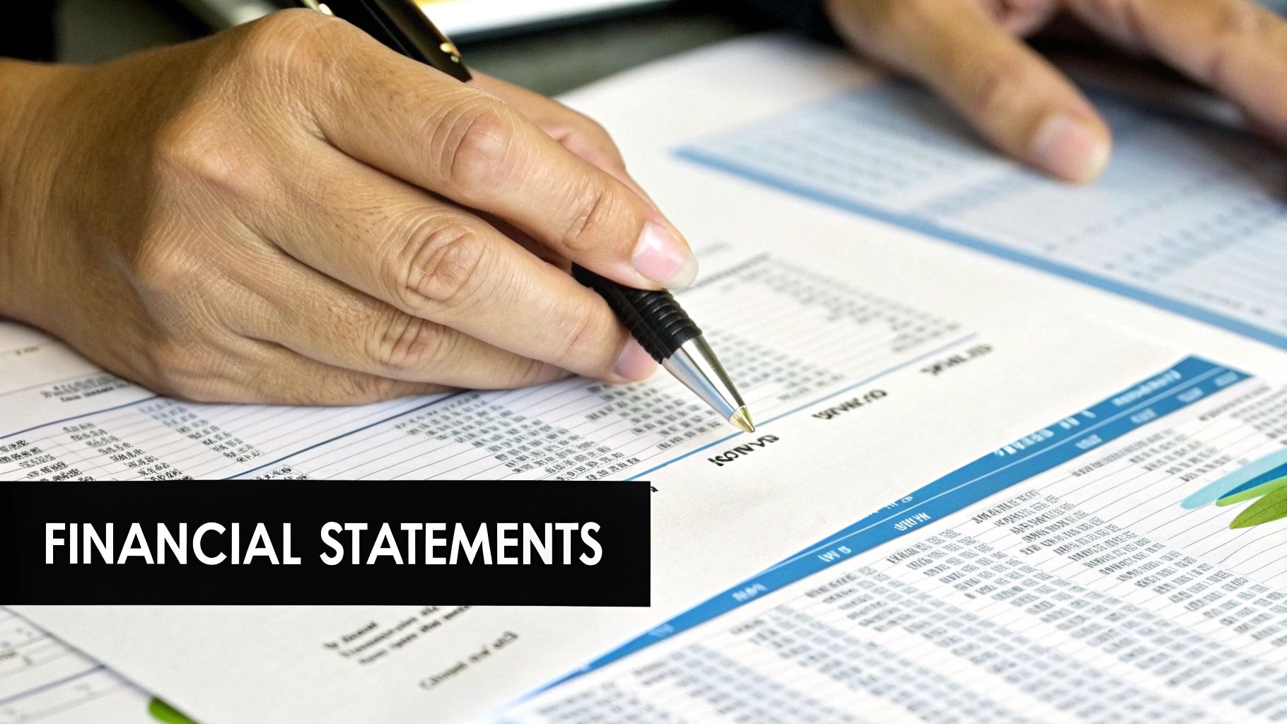 A digital dashboard displaying key financial metrics like EPS, P/E ratio, and ROE with clean, modern graphics.
