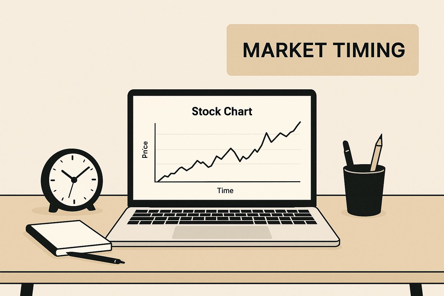 Infographic about what is market timing