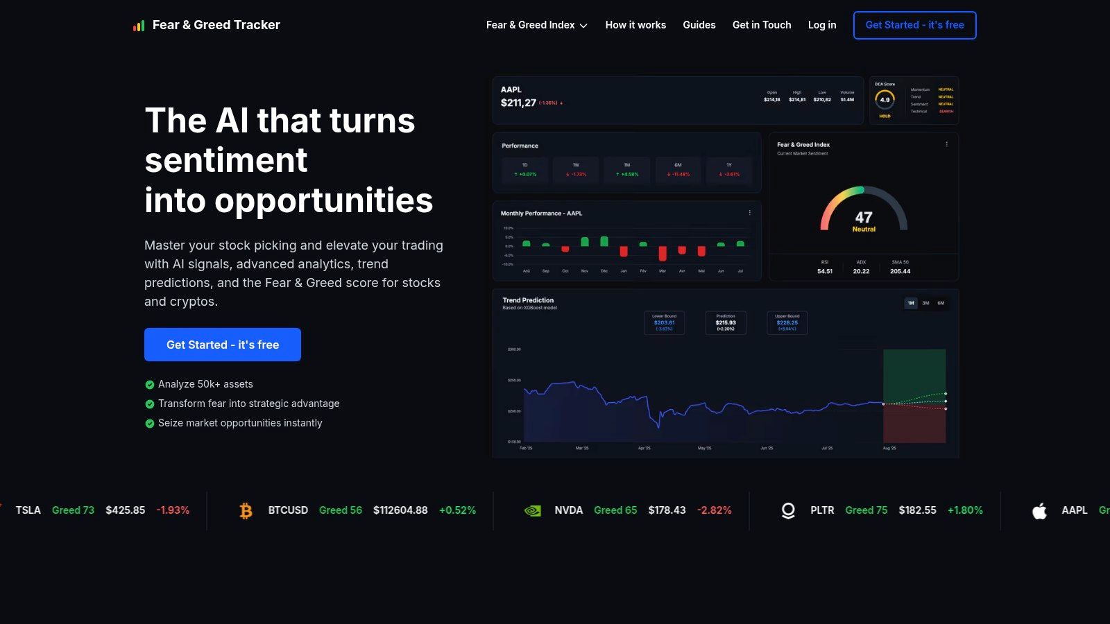 Fear Greed Tracker