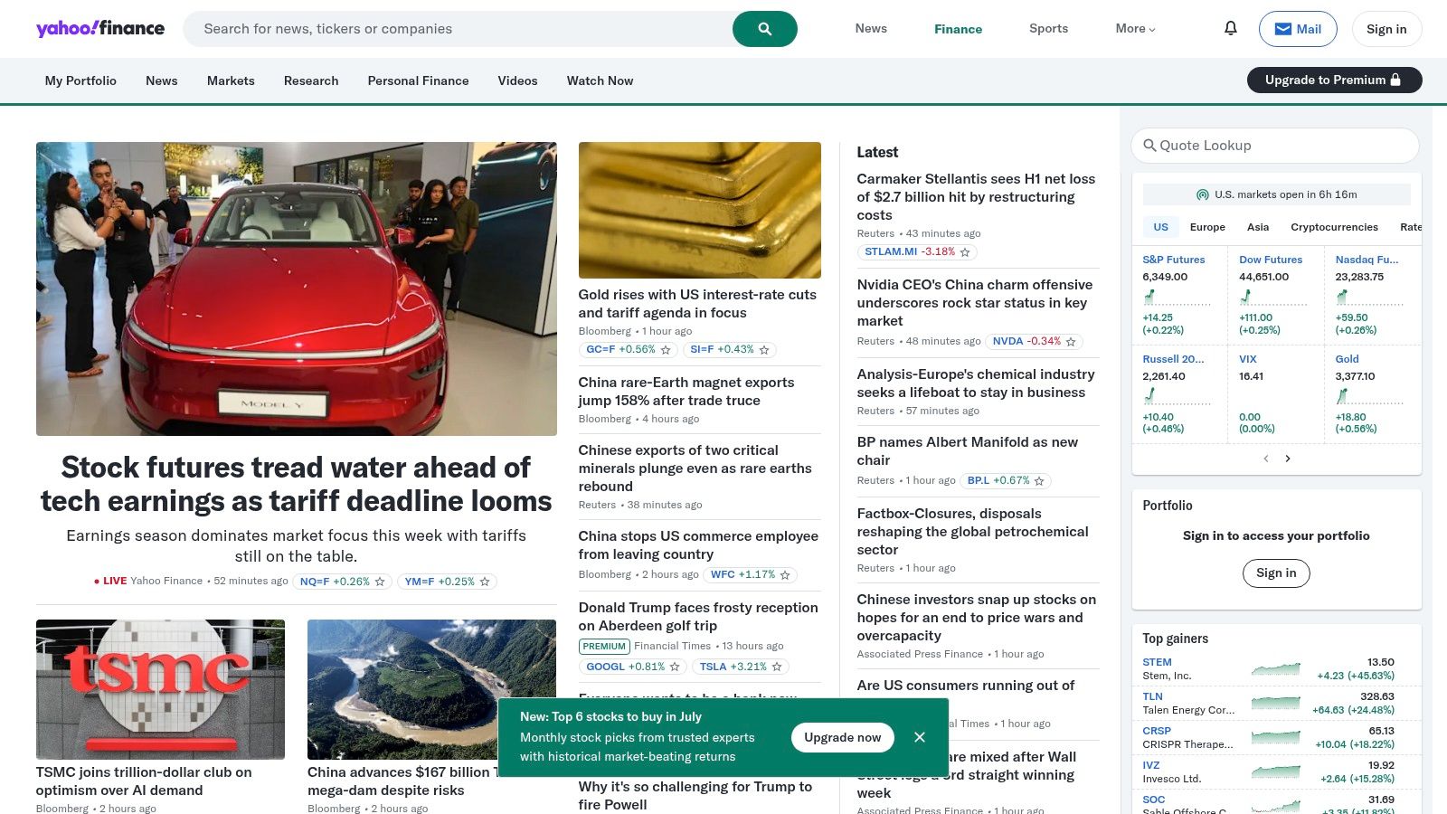 Yahoo Finance