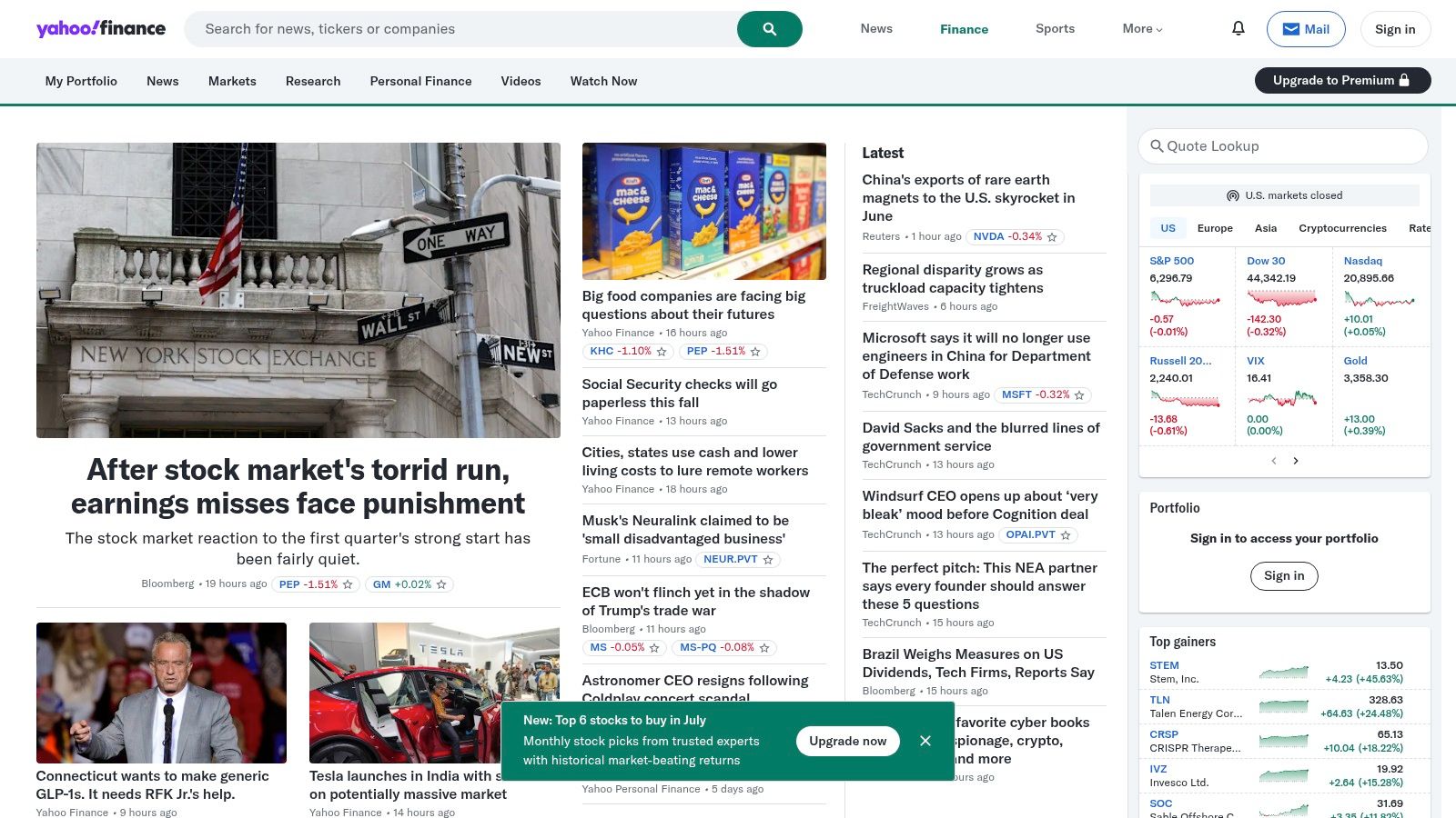 Yahoo Finance