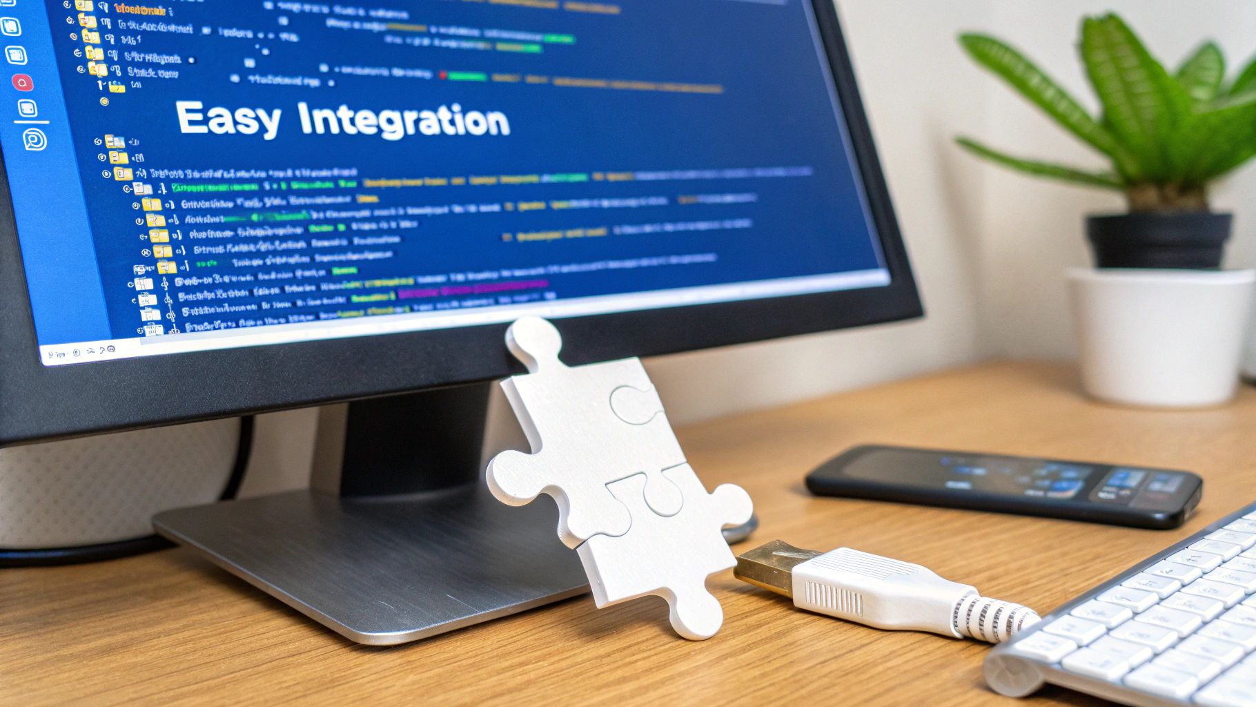 A visual representation of a payment gateway integrating with a business's website and systems.