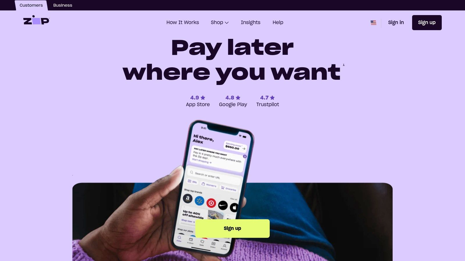 Zip (formerly Quadpay)
