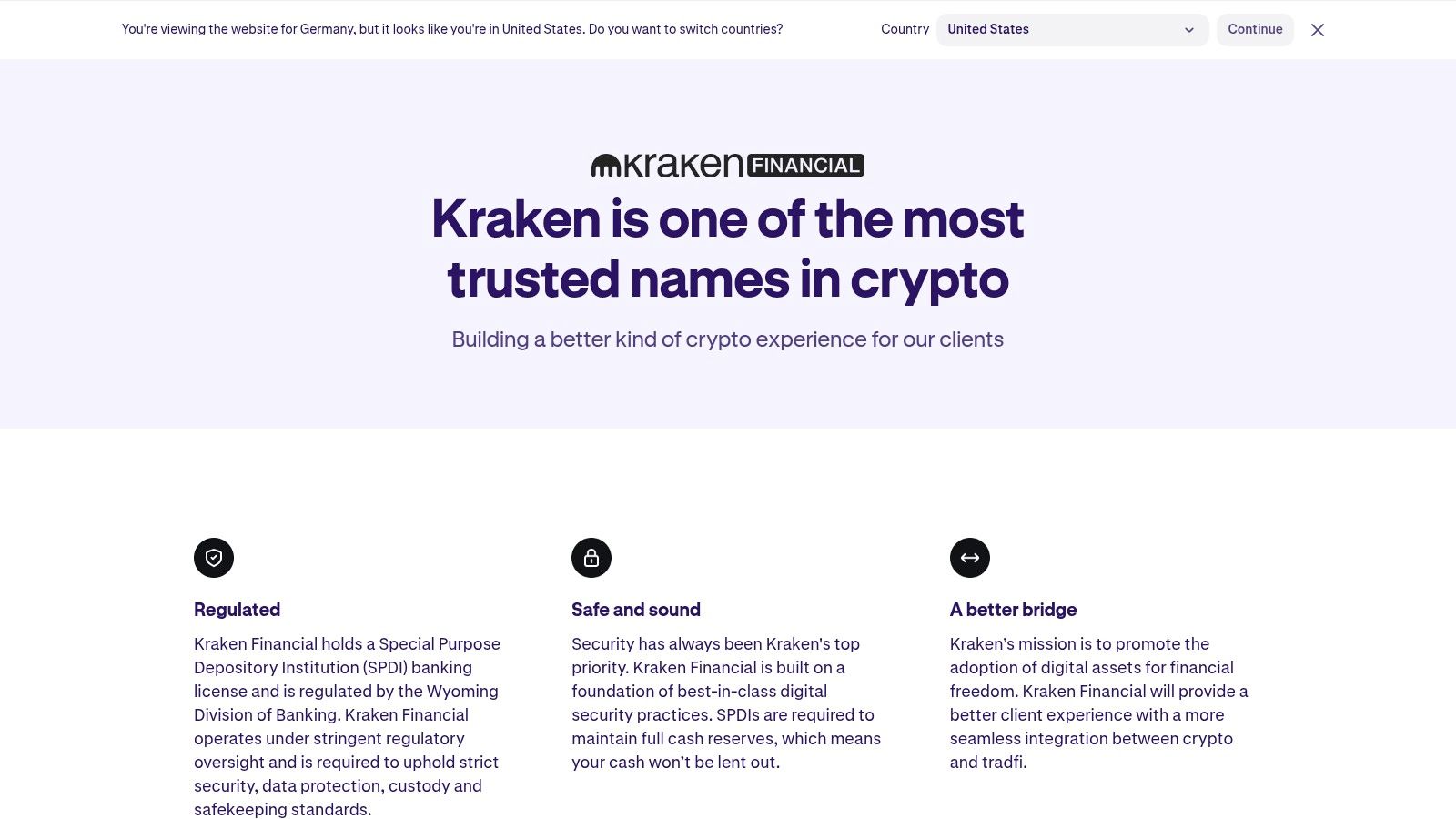 Kraken Financial (Wyoming SPDI)