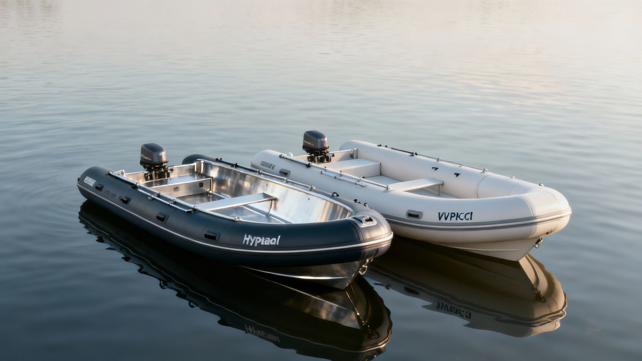 A rigid hull inflatable docked at a sunny Australian marina, ready for an adventure.
