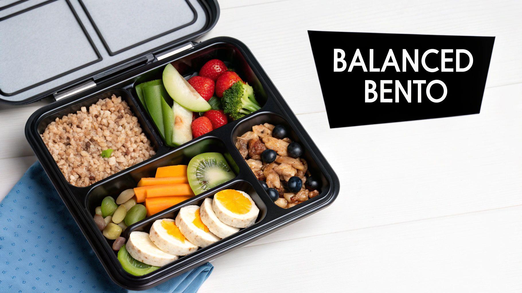 Bento Box with Mixed Components