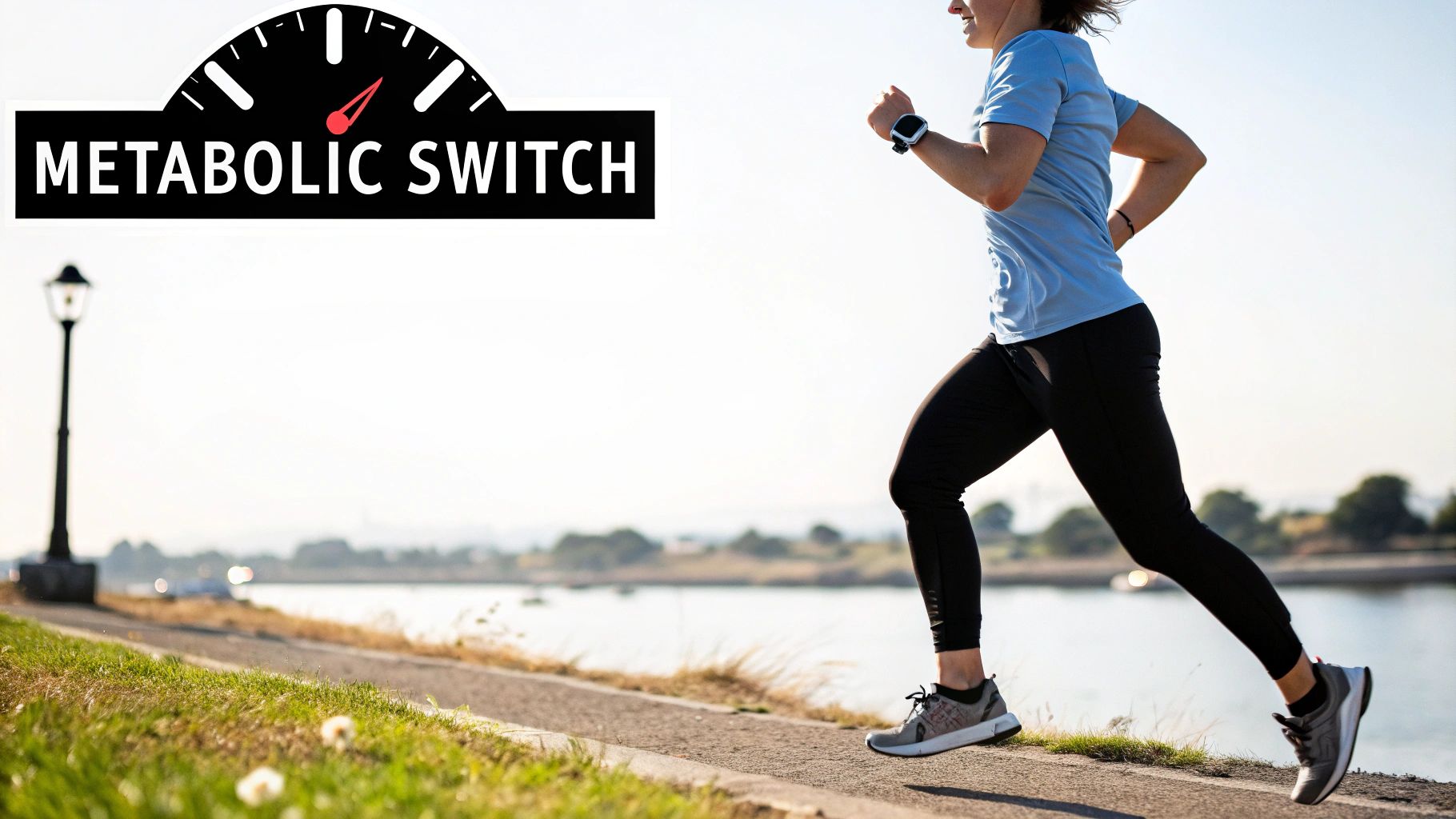 A person holding a healthy meal with a clock in the background symbolizing intermittent fasting.