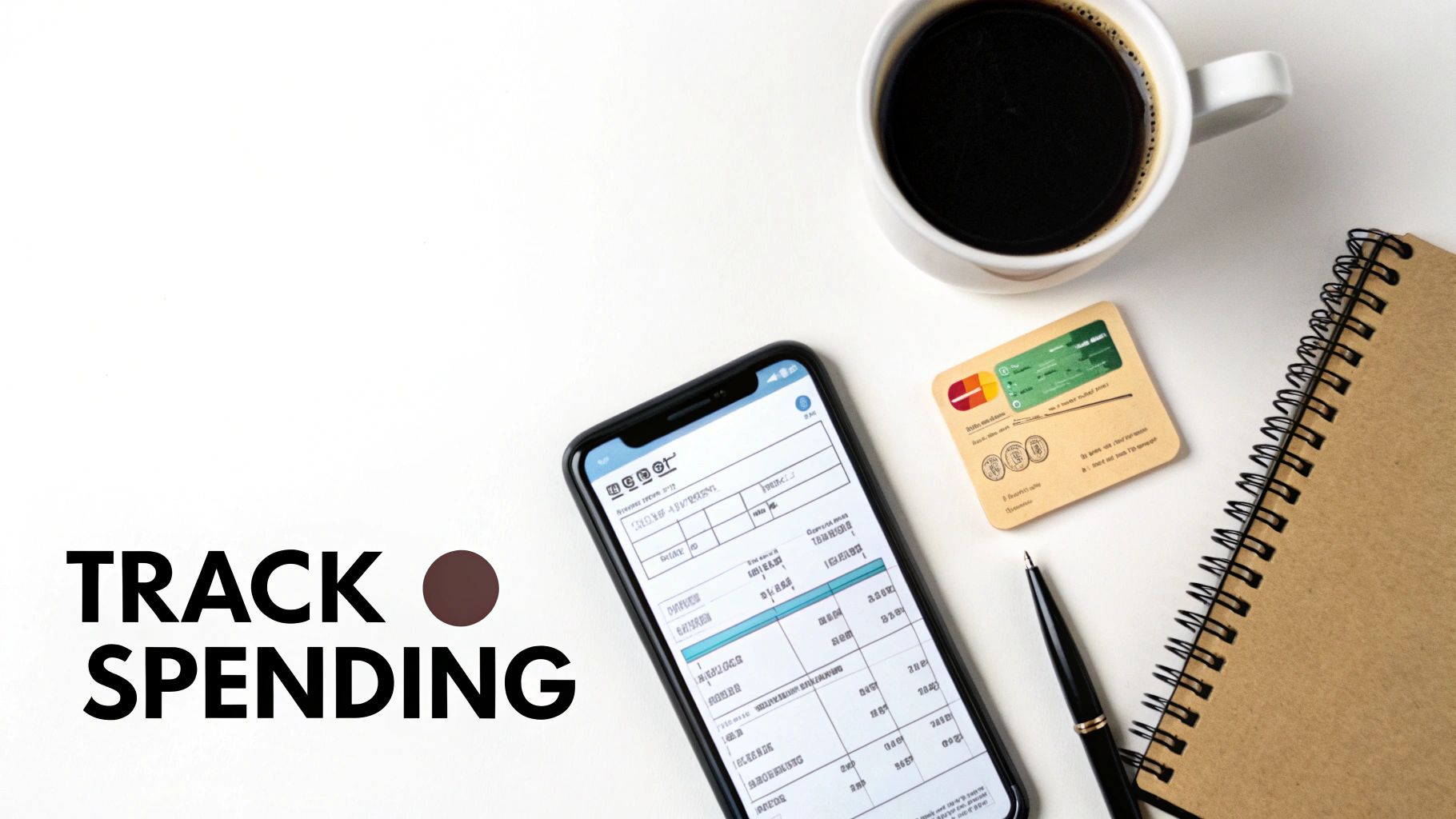 A person using a calculator and notepad to track their budget.