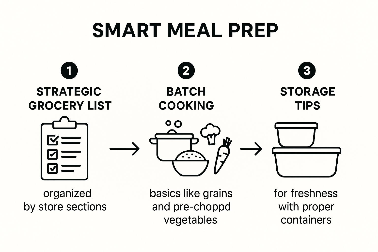 Infographic about weekly meal plans for healthy eating