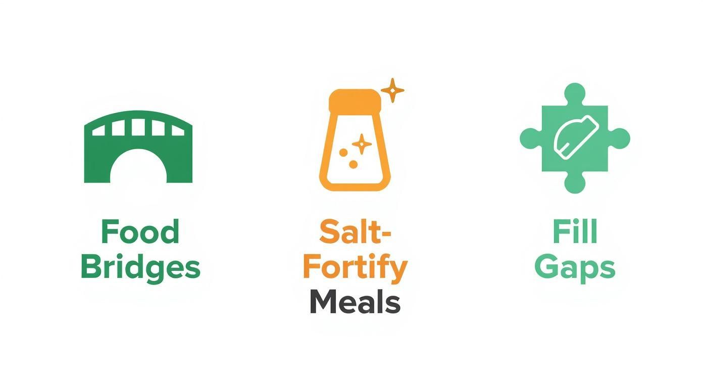 Infographic about meal planning for picky eaters