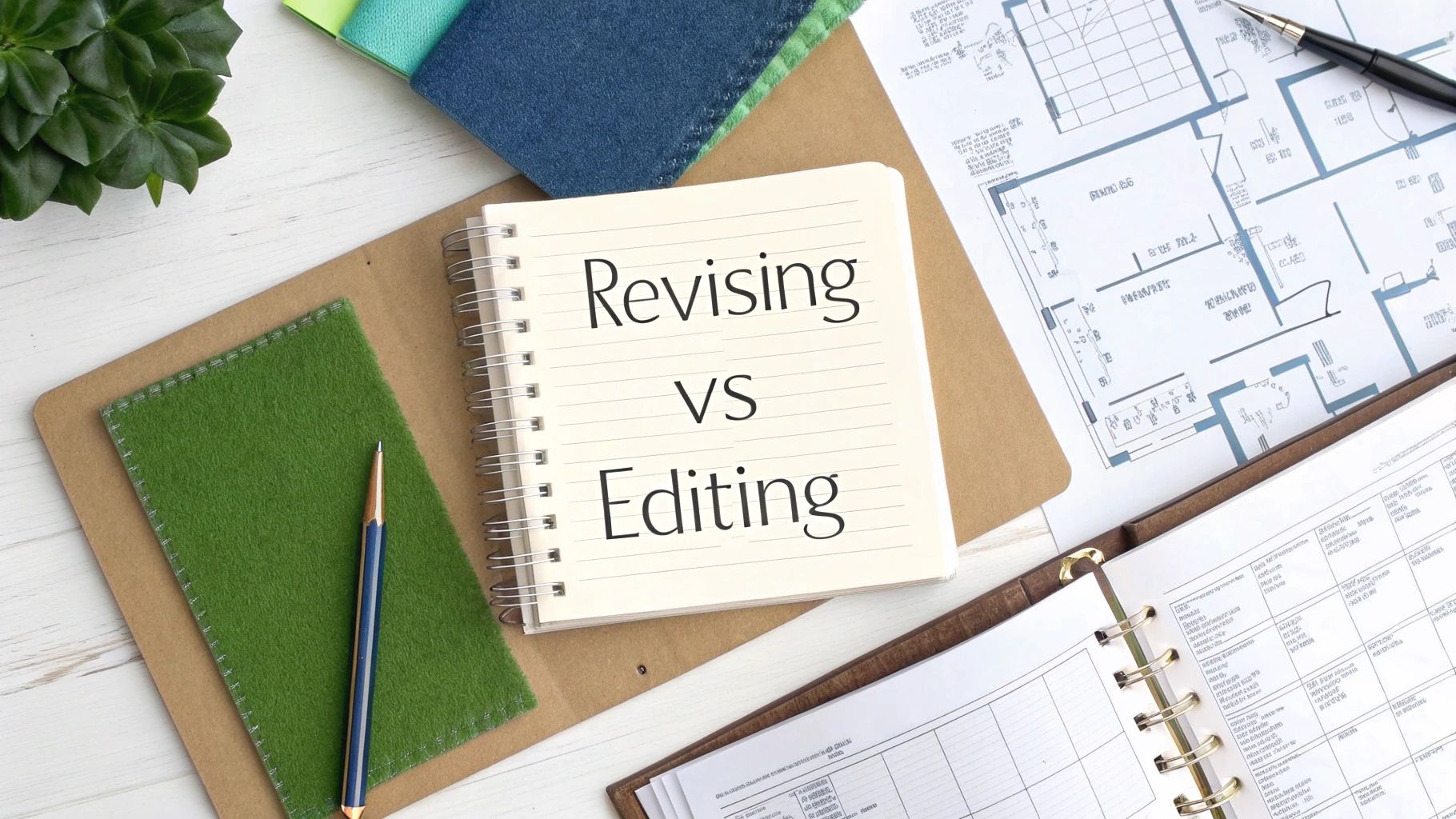 What is the difference between revising and editing | Natural Write