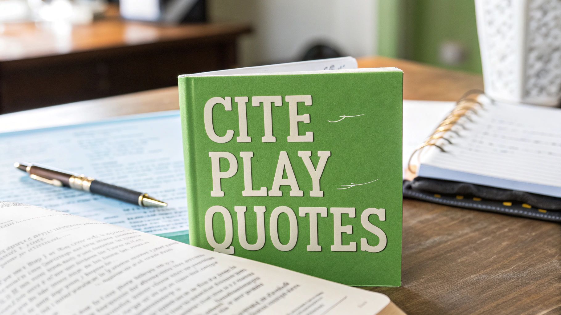 How to Cite Quotes from a Play Perfectly Every Time | Natural Write