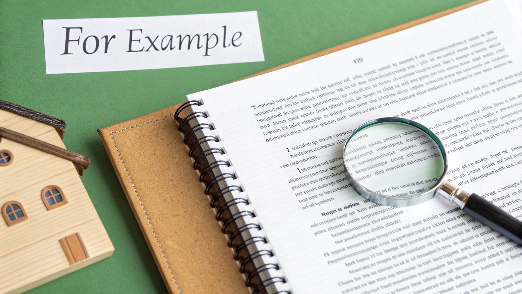 Example/Illustration Transitions (with example words/phrases)