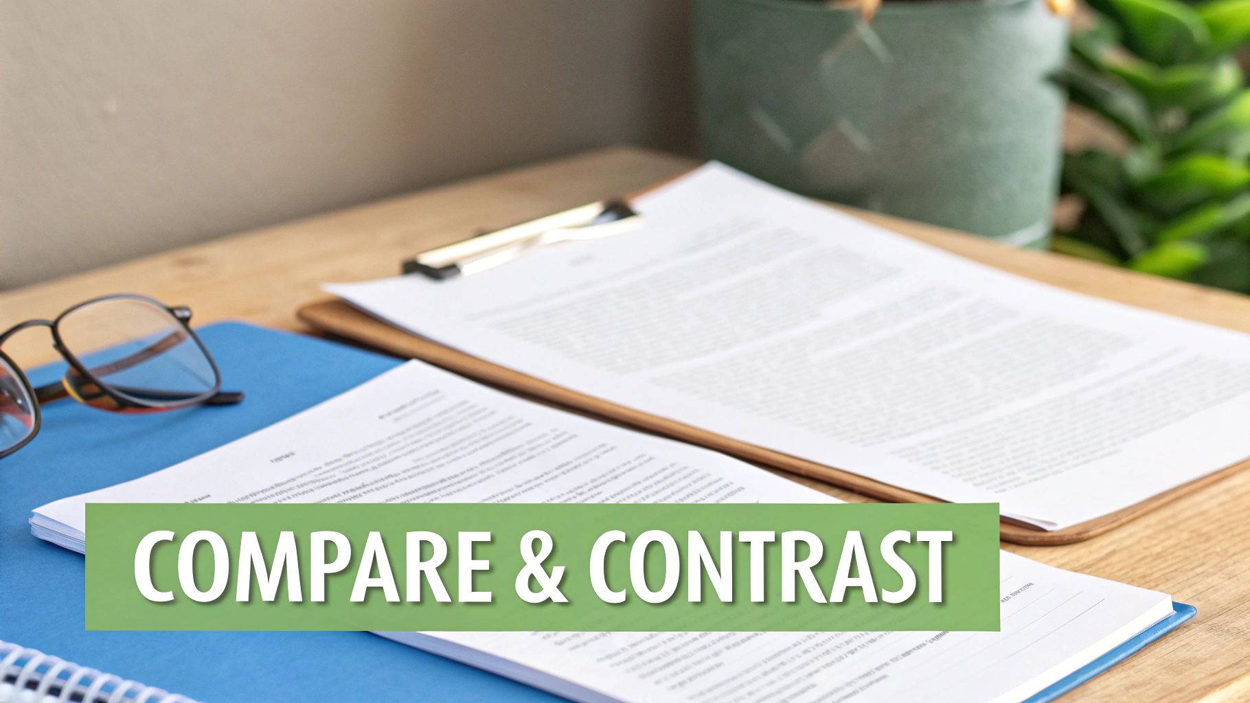 The Compare and Contrast Thesis