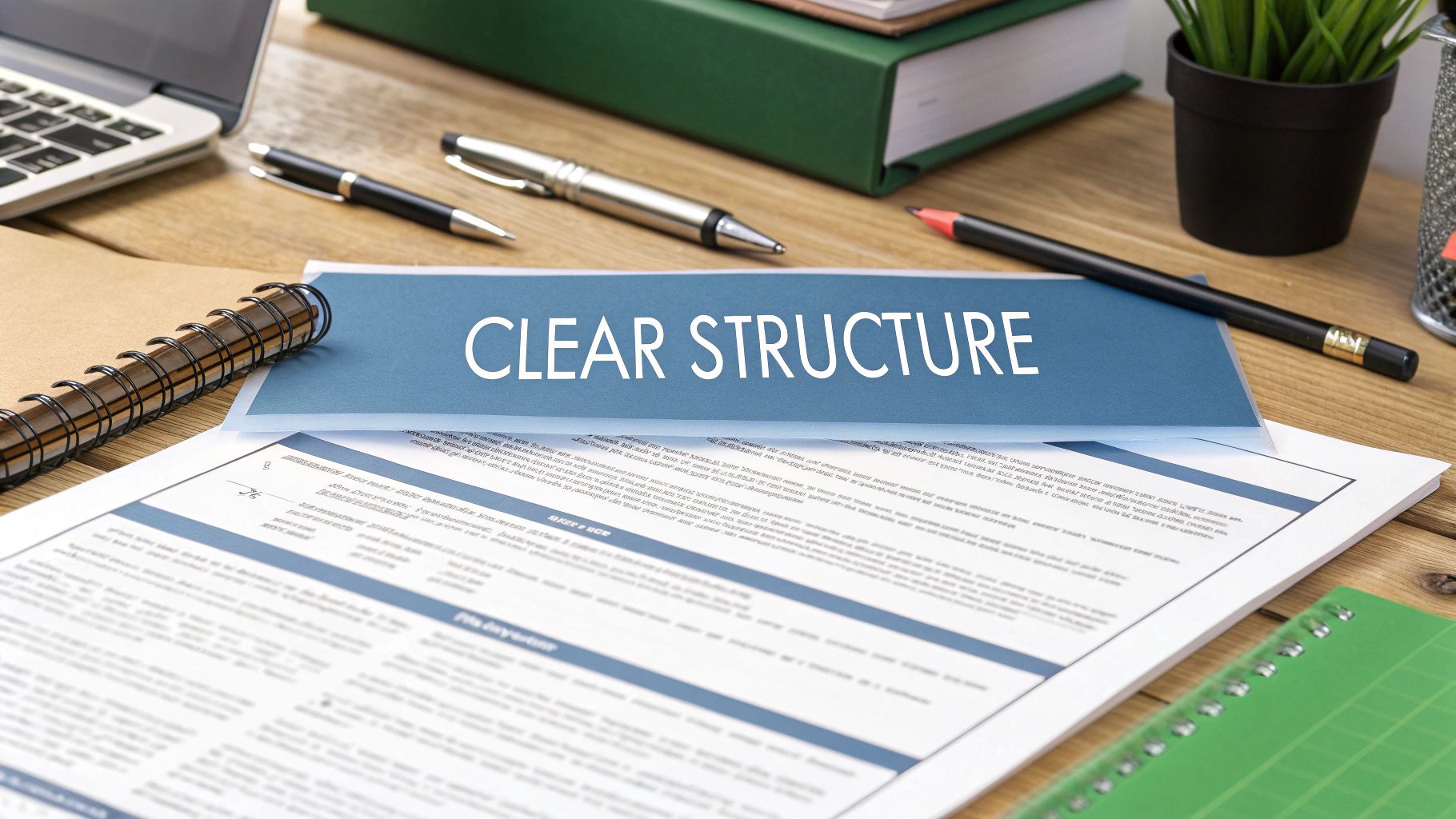 Lead with Clear Structure and Organization