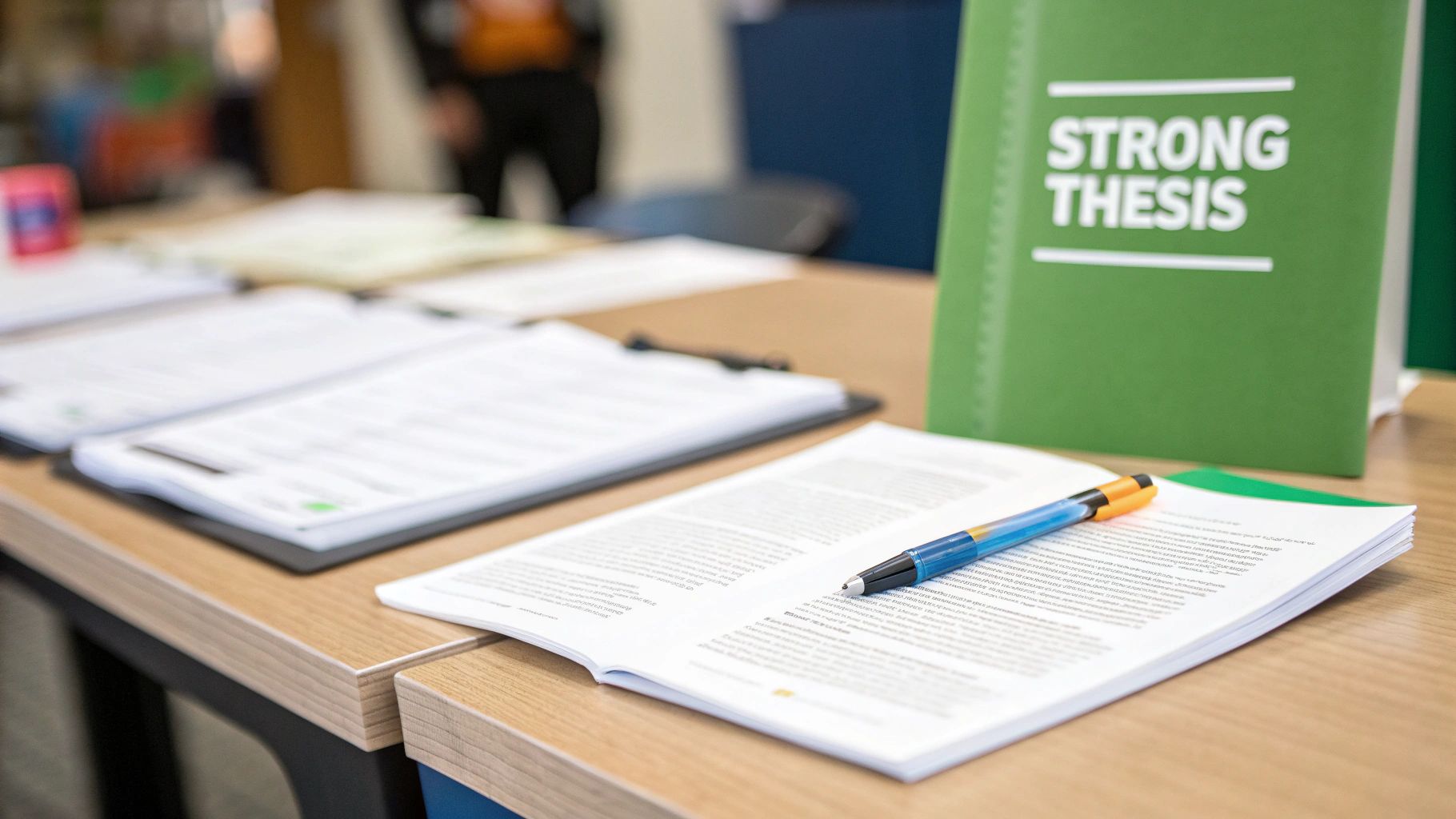 An organized blueprint of an essay's structure