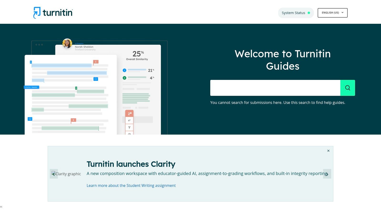 Turnitin (AI Writing Detection in Similarity Report)