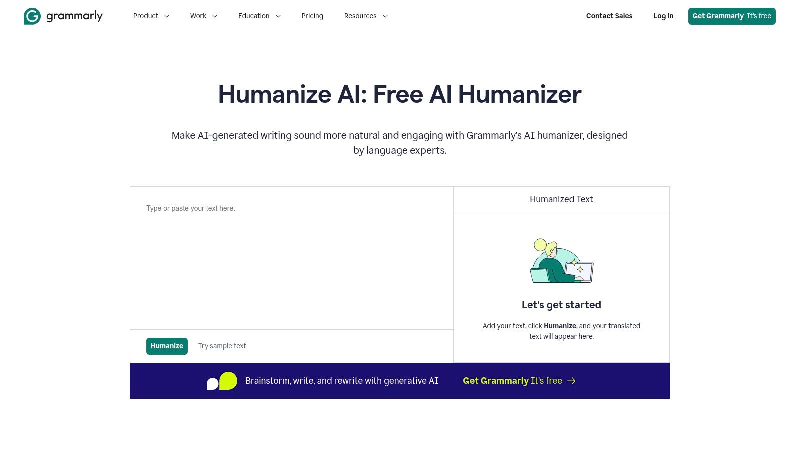 Grammarly's AI Humanizer