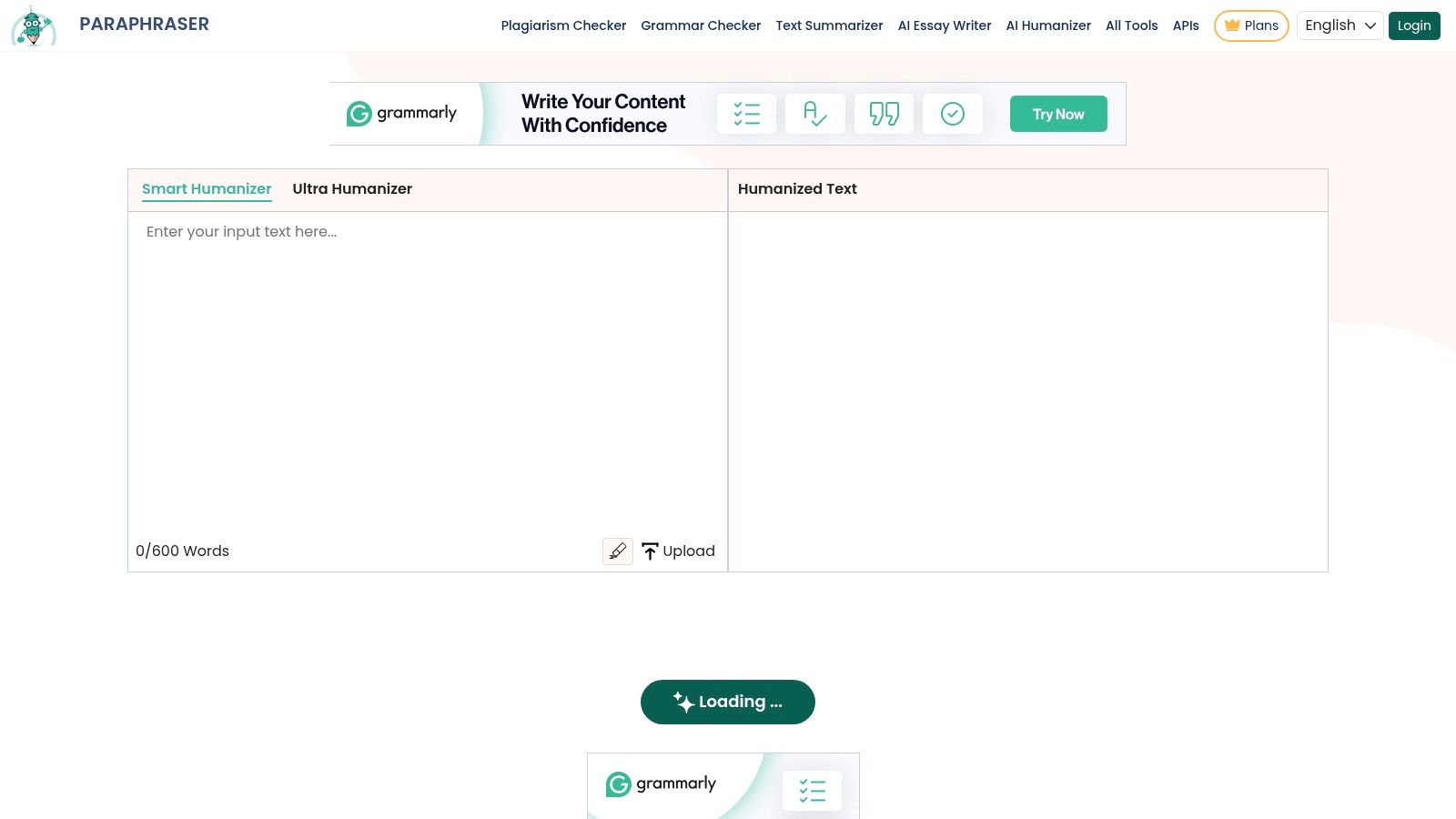 Paraphraser.io's AI Humanizer