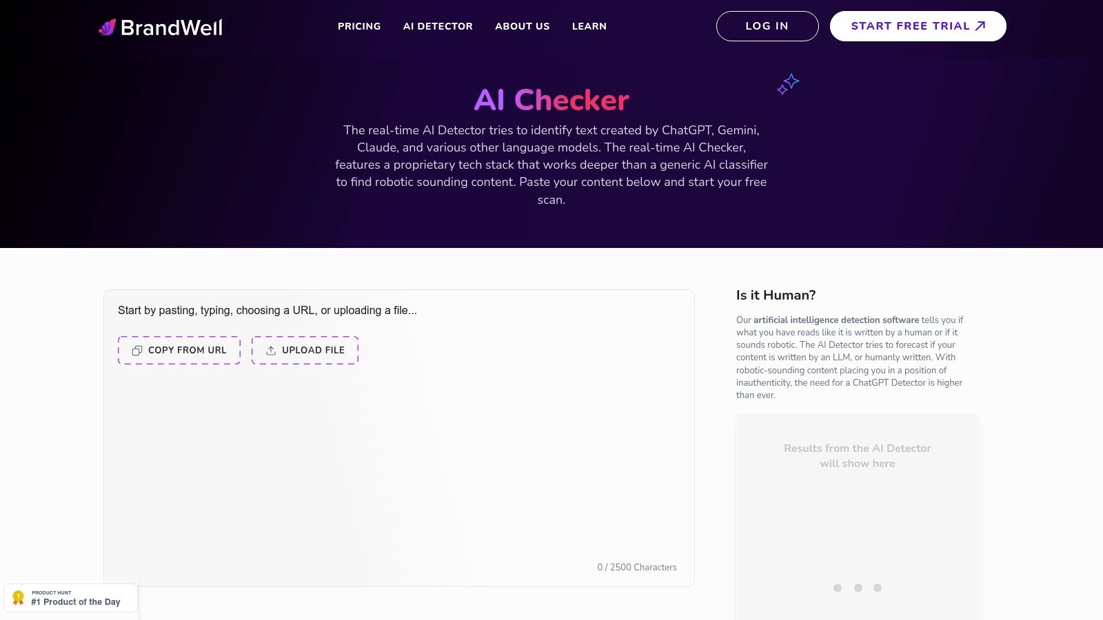 Content at Scale — AI Detector