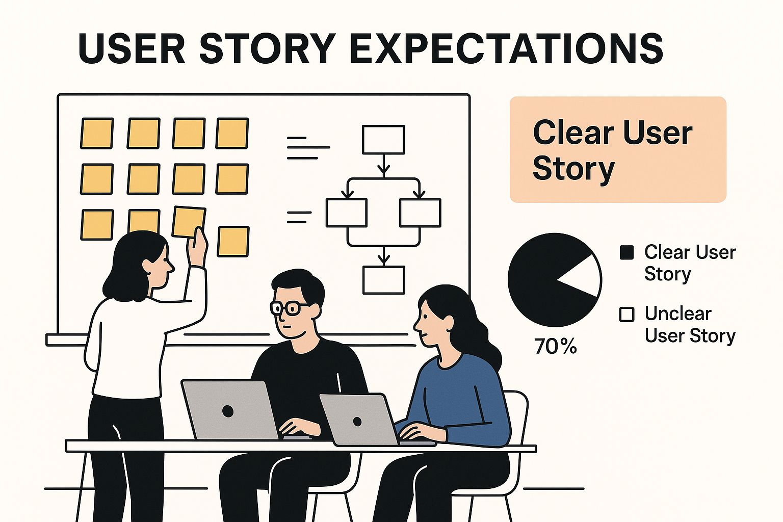 Infographic about write user stories