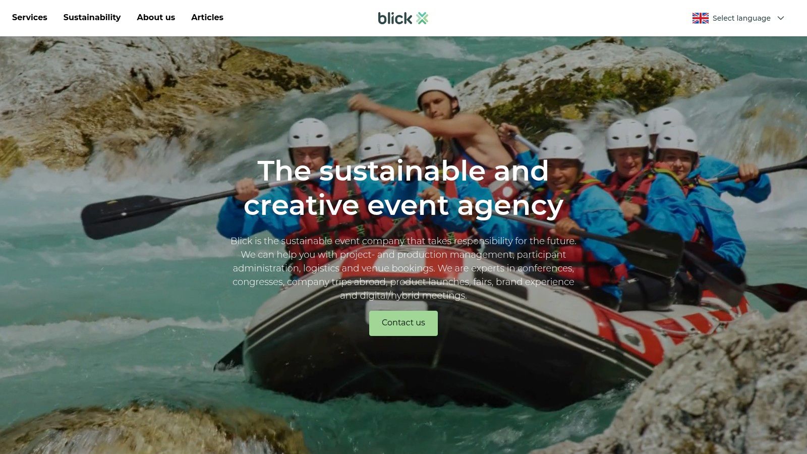 Blick – kreativ och hållbar eventbyrå (Stockholm)