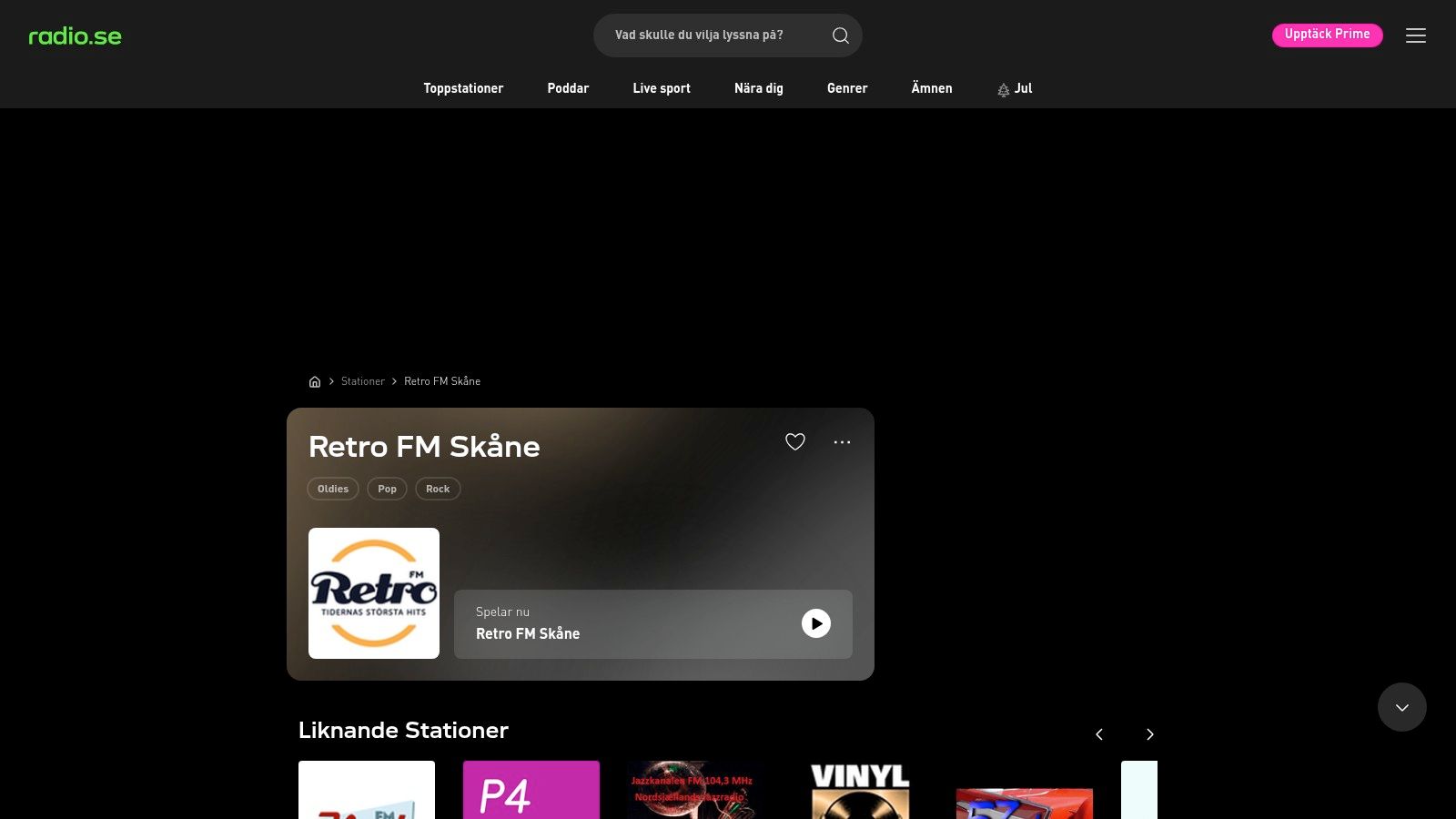 radio.se – Retro FM Skåne