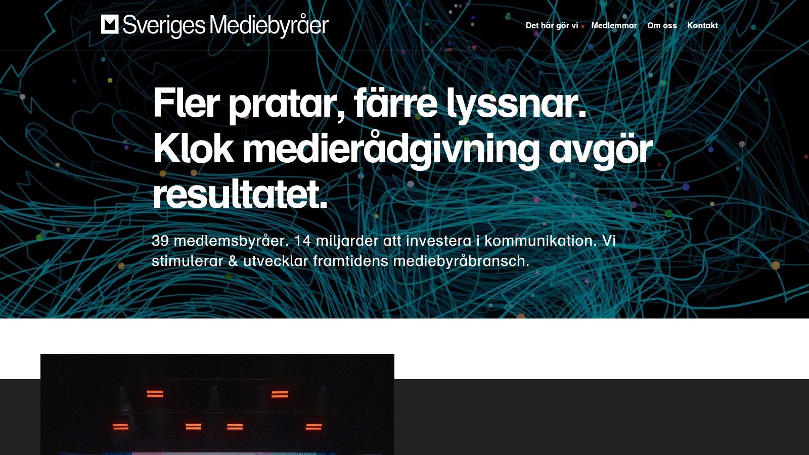Sveriges Mediebyråer hemsida