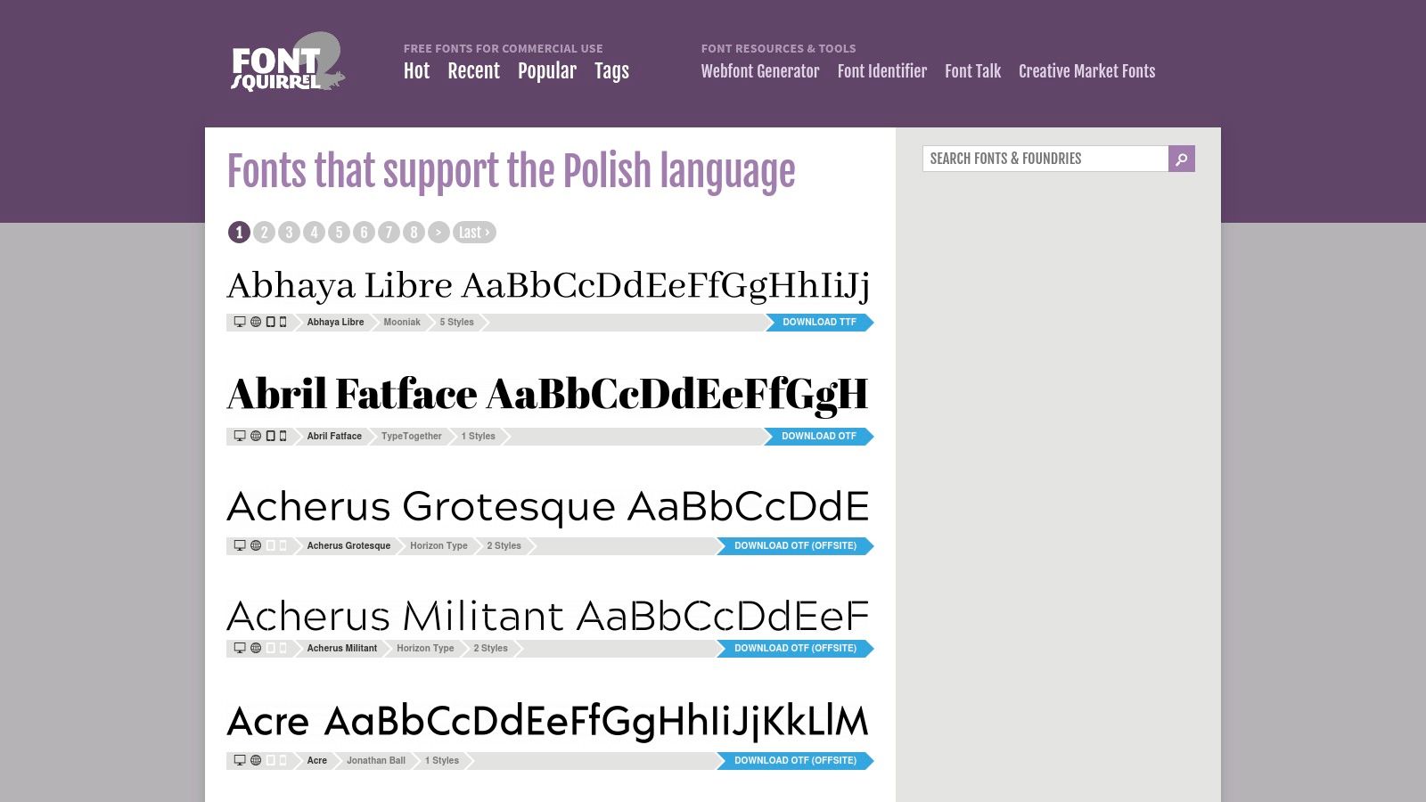 Font Squirrel