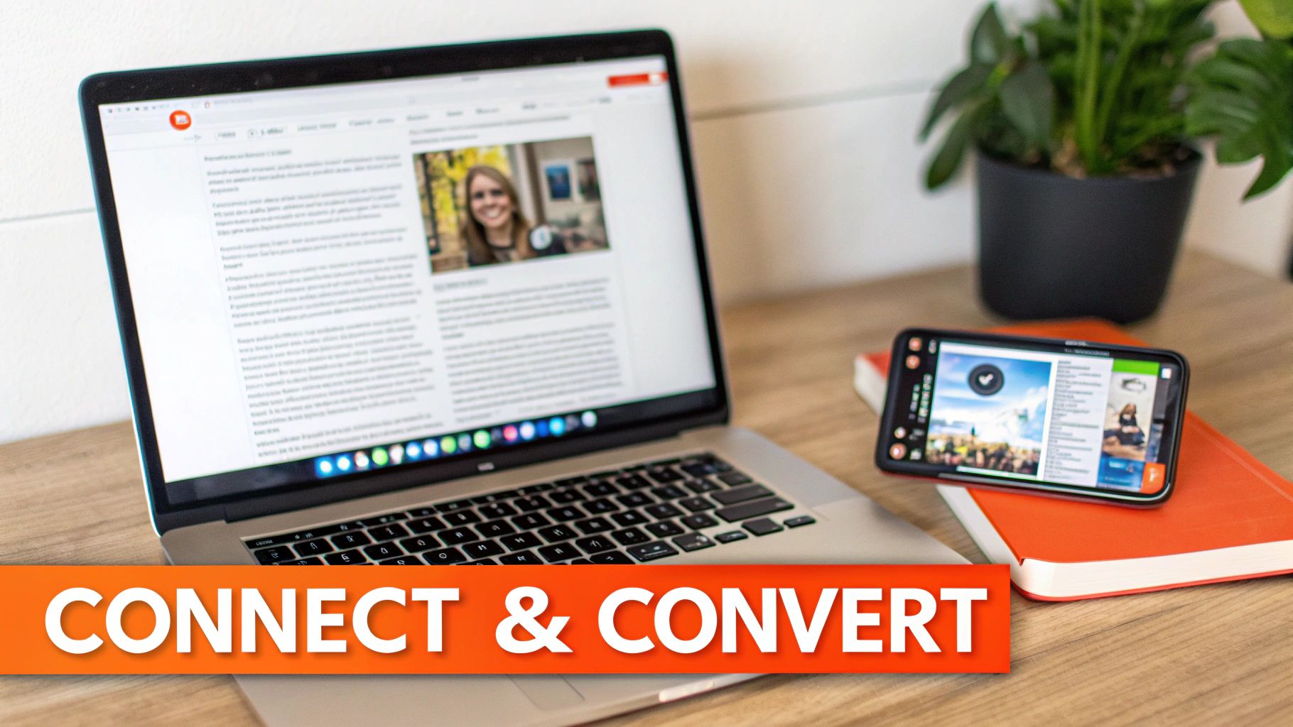 A person outlining a content creation plan on a whiteboard, surrounded by sticky notes and sketches.