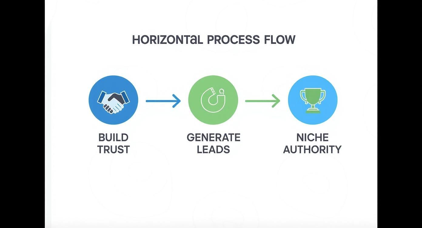 Infographic about content marketing for startups