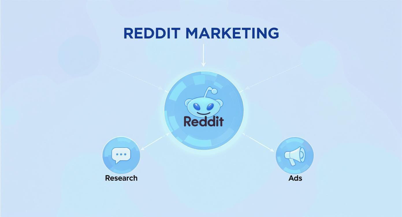 Infographic about reddit marketing services