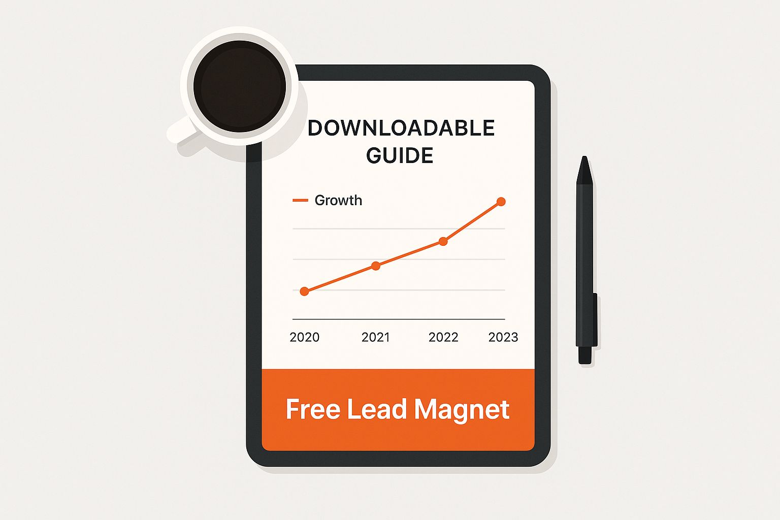 Infographic about generating leads for email marketing