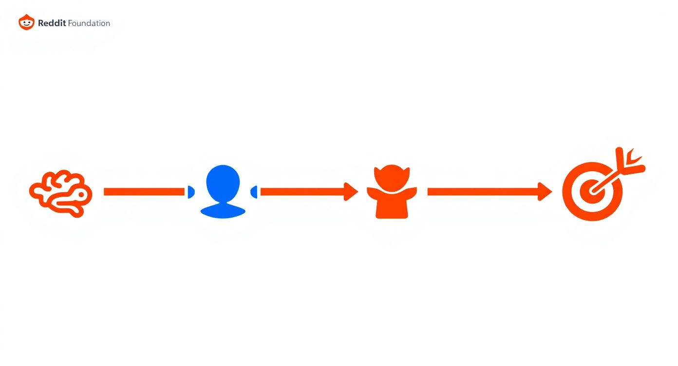 Infographic about reddit marketing strategy