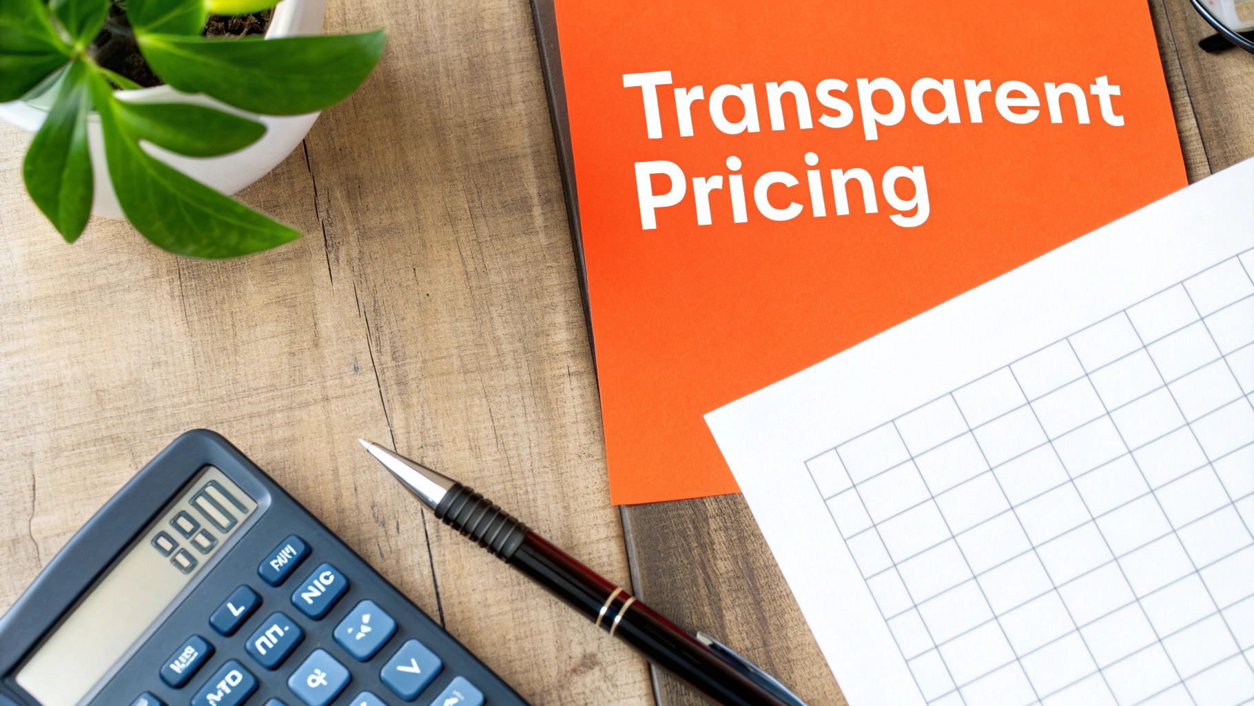 A collage of financial charts and graphs indicating different pricing models and budgeting.