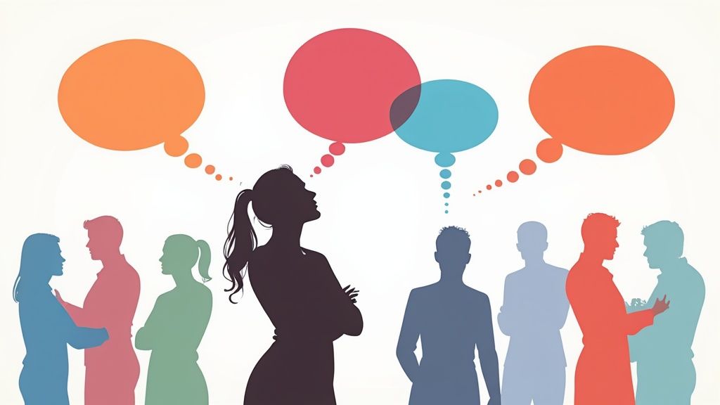 A person holding a lightbulb in front of a laptop, representing the idea of choosing a great domain name.