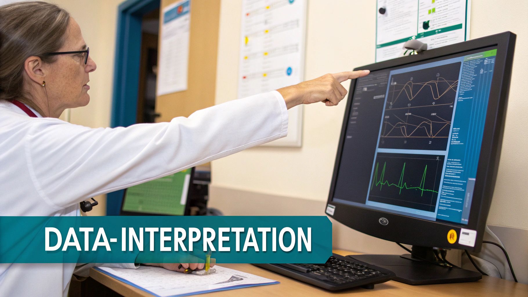Annotated force-time curve example