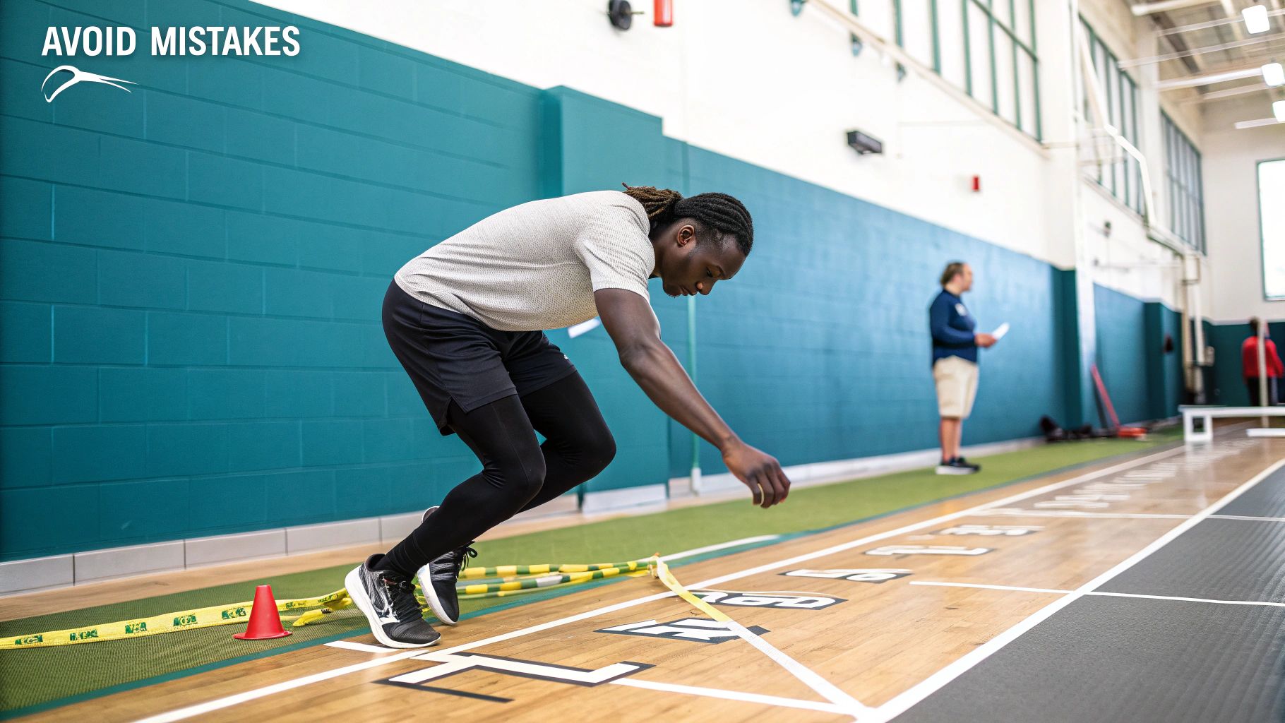 Person looking frustrated after a workout