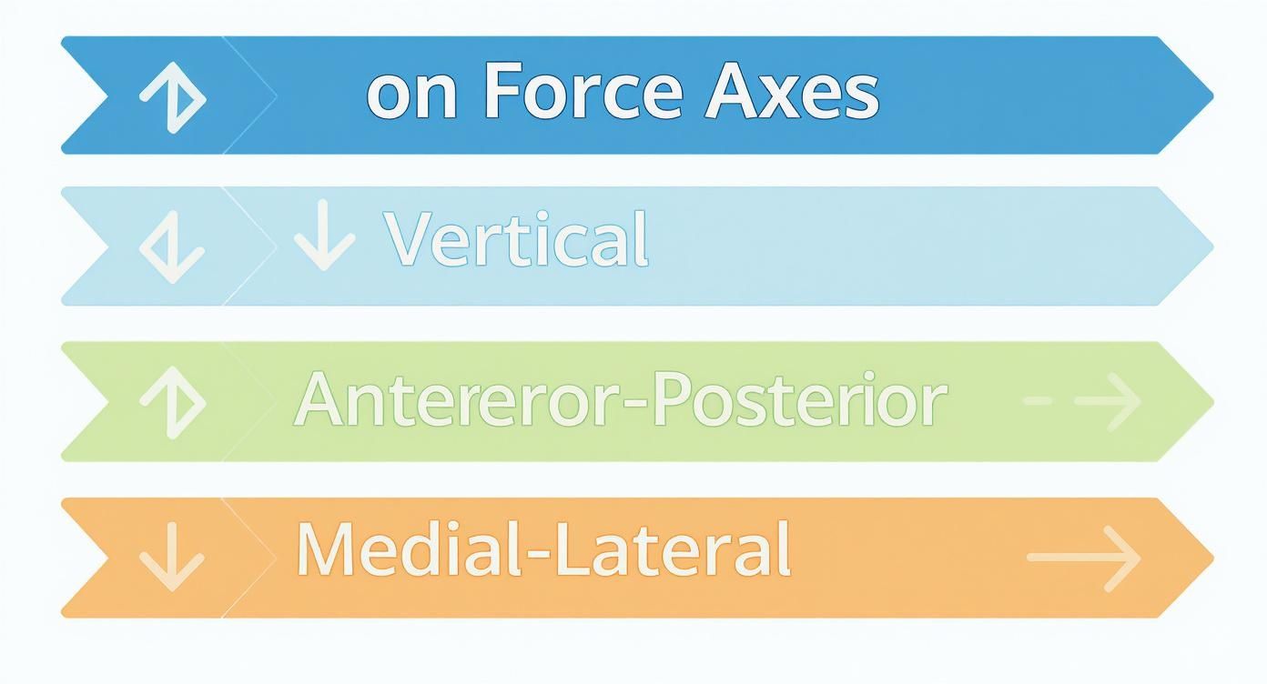 Infographic about force platforms biomechanics