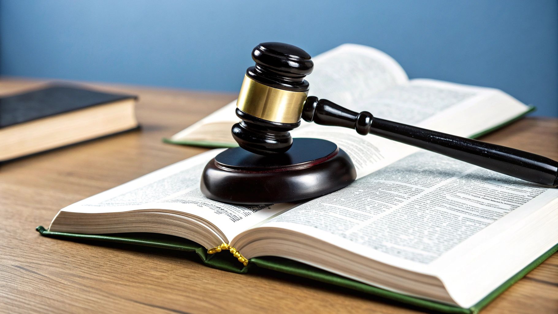 שופטת דופקת בפטיש באולם בית משפט