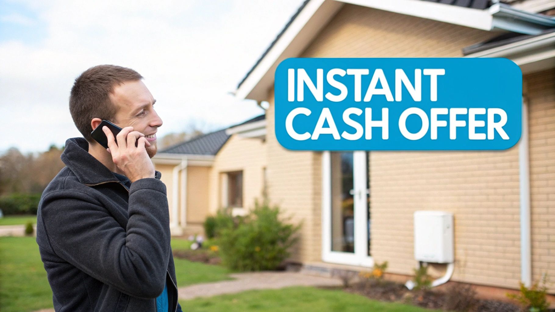 Instant cash offer over the phone