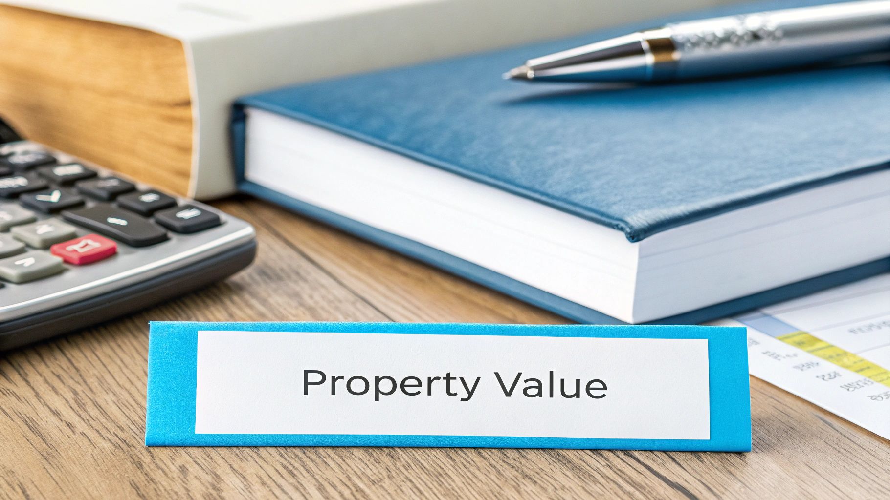 Financial documents for property value