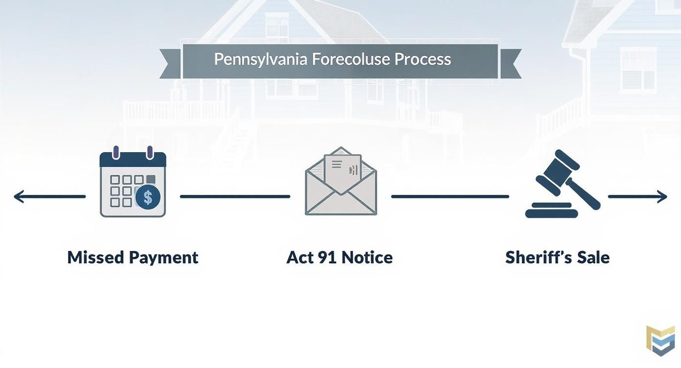 Graphic about how long does foreclosure process take