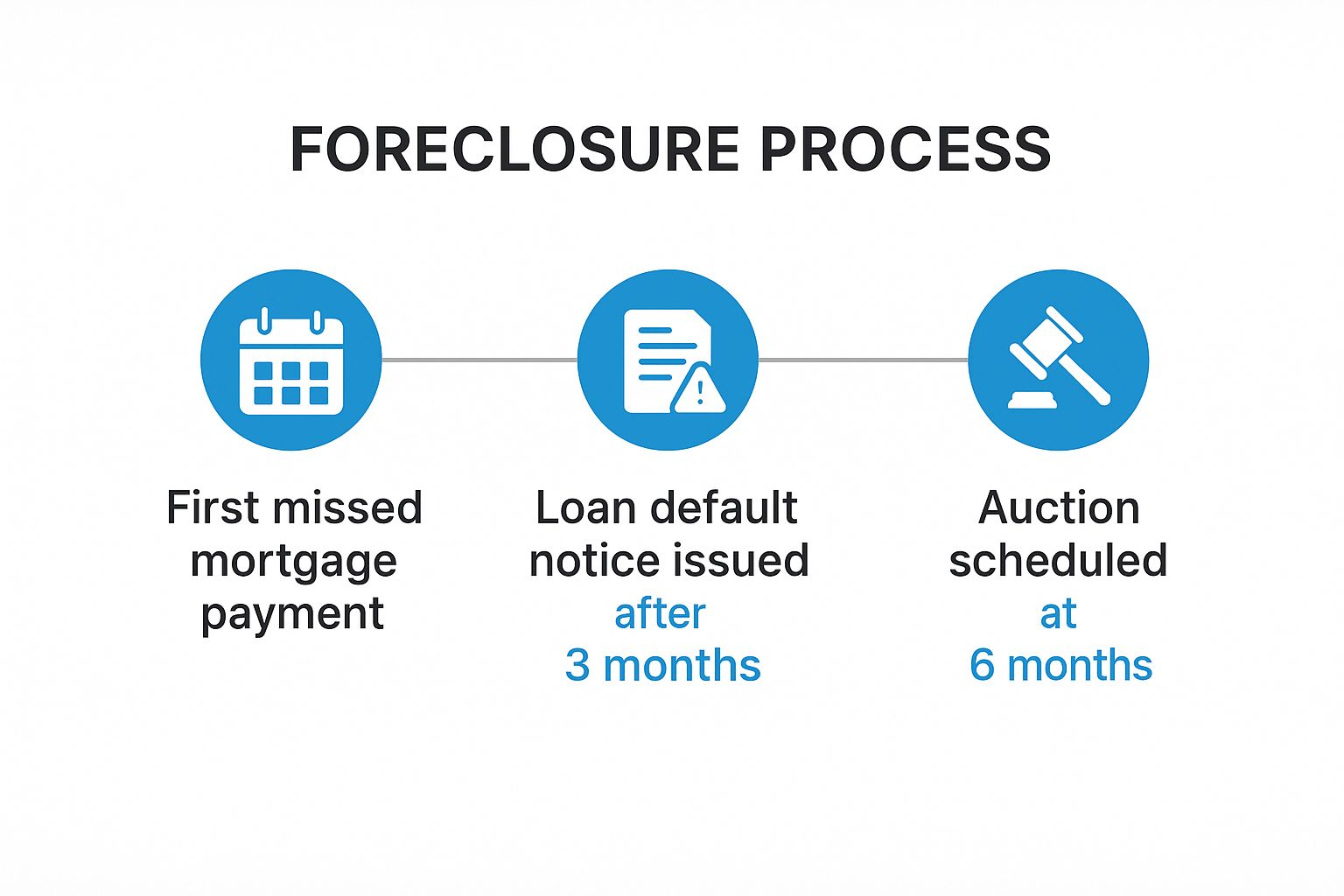 Foreclosure Process Infographic